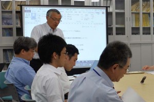 1.越野教授による協議の進行