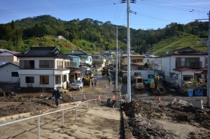 山田町田の浜地区の被害状況1