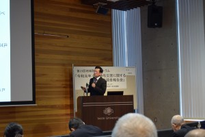 井良沢農学部教授による土砂災害調査の報告