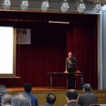 福留専任教授による防災講話