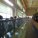 水理実験の見学